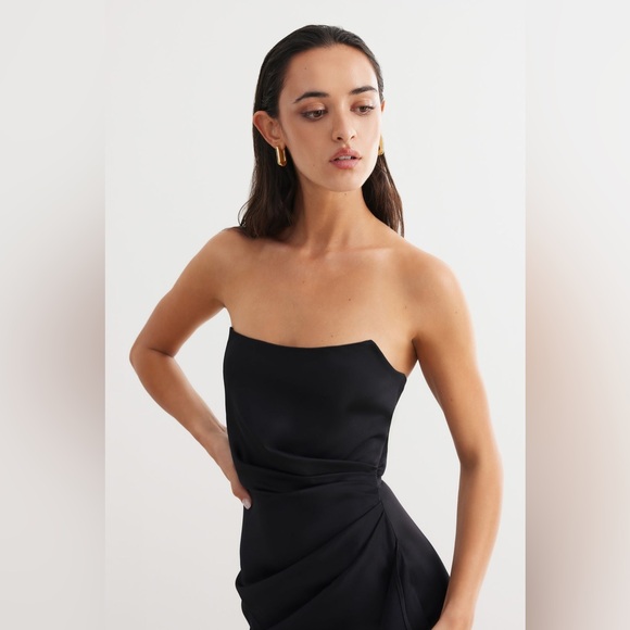 Lexi Alzira Dress in Black - US Size 0 - Picture 3 of 12